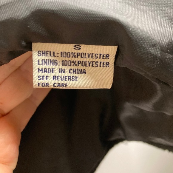 Mens Vintage Glacier Gear Outdoor Deer Print Fleece Lined Zip Jacket Black Tan S - Picture 11 of 12